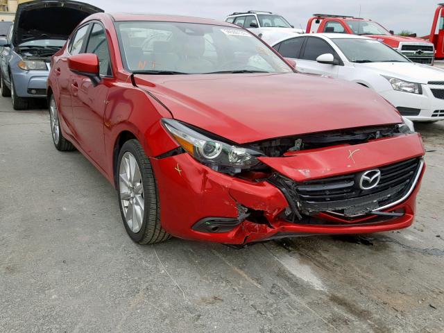 3MZBN1W38HM141339 - 2017 MAZDA 3 GRAND TO MAROON photo 1