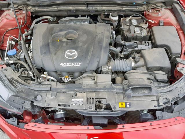 3MZBN1W38HM141339 - 2017 MAZDA 3 GRAND TO MAROON photo 7