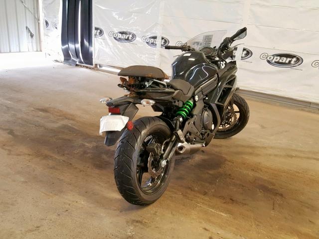 JKAEXEE14FDA19343 - 2015 KAWASAKI EX650 E BLACK photo 4