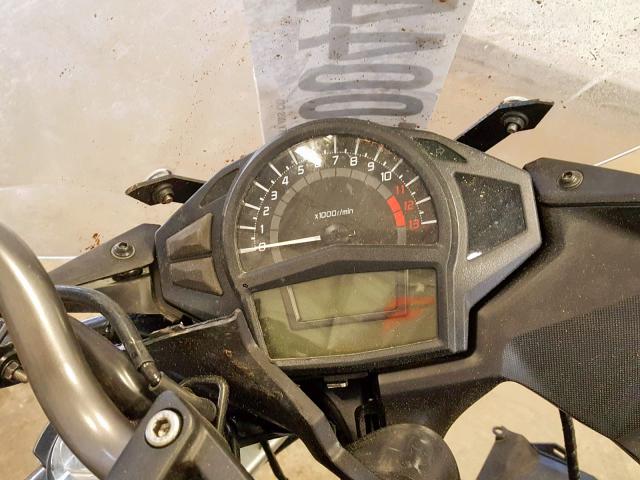 JKAEXEE14FDA19343 - 2015 KAWASAKI EX650 E BLACK photo 8