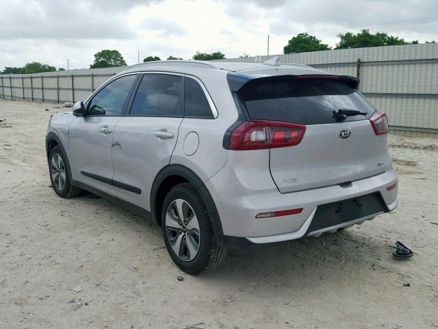 KNDCB3LC0K5256496 - 2019 KIA NIRO FE SILVER photo 3