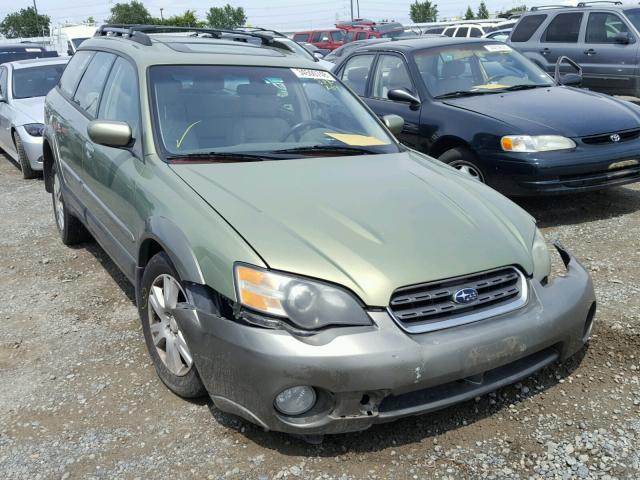 4S4BP62C057336000 - 2005 SUBARU LEGACY OUT GREEN photo 1