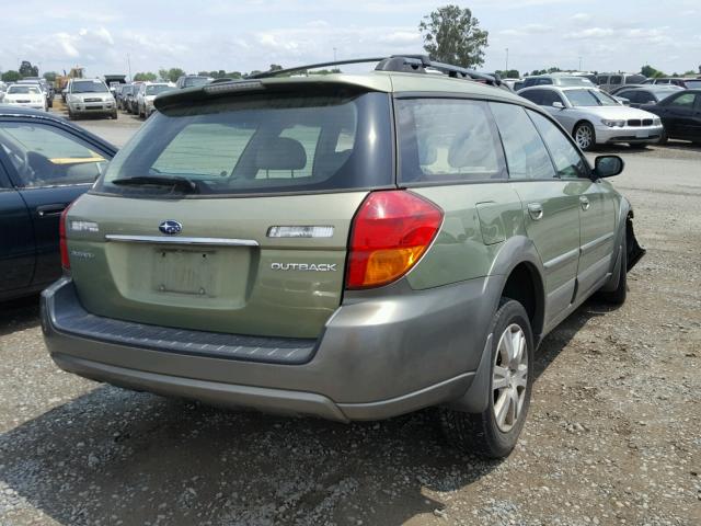 4S4BP62C057336000 - 2005 SUBARU LEGACY OUT GREEN photo 4