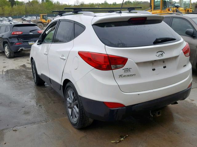 KM8JUCAG9FU096469 - 2015 HYUNDAI TUCSON LIM WHITE photo 3