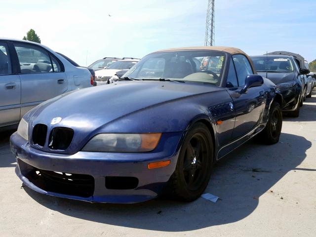 4USCH9337XLF81454 - 1999 BMW Z3 2.3 BLUE photo 2