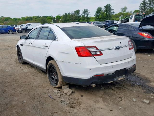 1FAHP2MKXGG125276 - 2016 FORD TAURUS POL WHITE photo 3