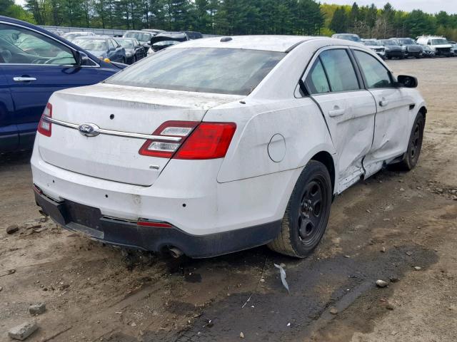 1FAHP2MKXGG125276 - 2016 FORD TAURUS POL WHITE photo 4