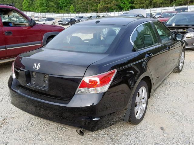 1HGCP26898A113826 - 2008 HONDA ACCORD EXL BLACK photo 4