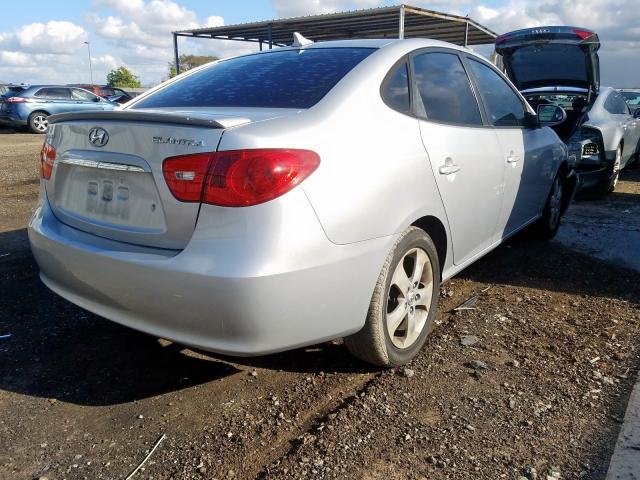 KMHDU46D29U812800 - 2009 HYUNDAI ELANTRA GLS  photo 4