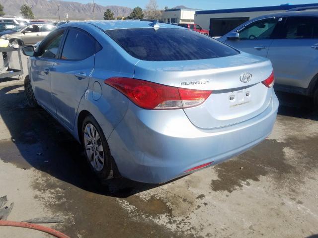 KMHDH4AEXCU427786 - 2012 HYUNDAI ELANTRA GLS  photo 3