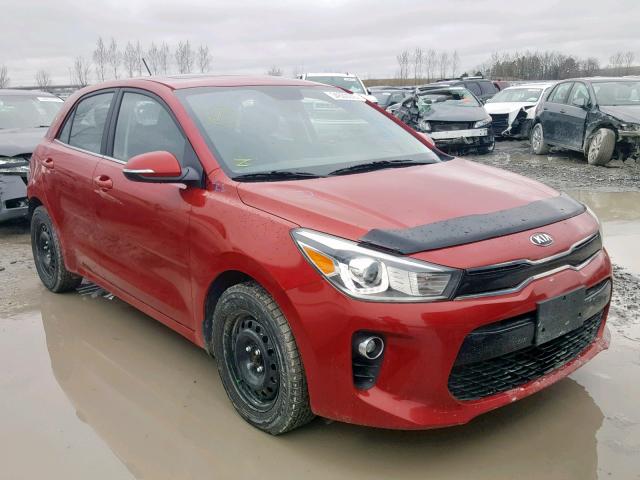 3KPA35AB0JE125758 - 2018 KIA RIO EX RED photo 1