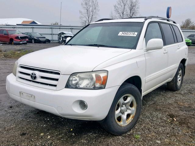 JTEGD21A170169701 - 2007 TOYOTA HIGHLANDER WHITE photo 2