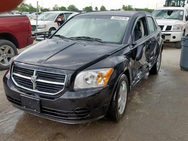 1B3HB48B97D419236 - 2007 DODGE CALIBER SX BLACK photo 2