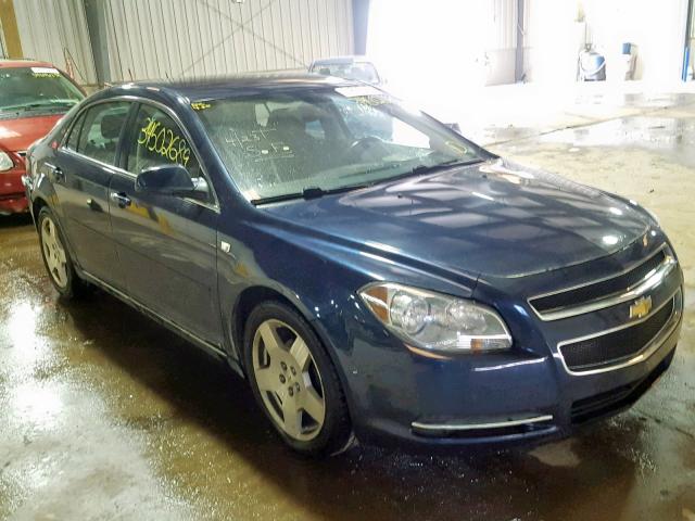 1G1ZJ577084285185 - 2008 CHEVROLET MALIBU 2LT BLUE photo 1