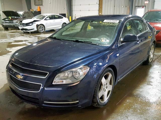 1G1ZJ577084285185 - 2008 CHEVROLET MALIBU 2LT BLUE photo 2