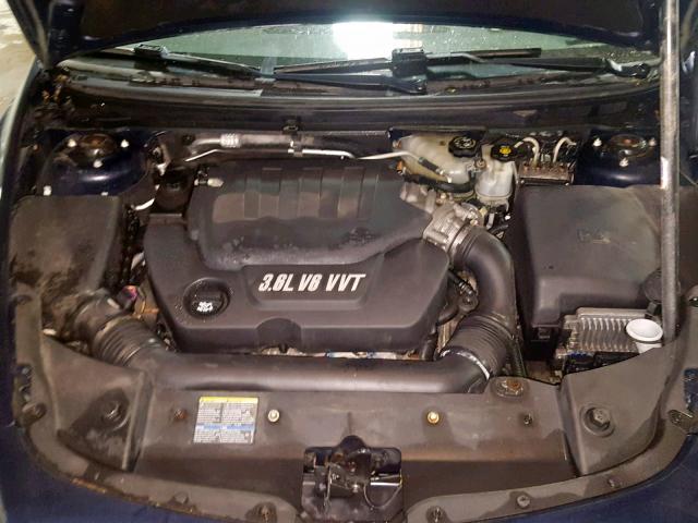 1G1ZJ577084285185 - 2008 CHEVROLET MALIBU 2LT BLUE photo 7