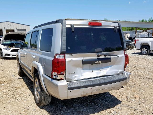 1J8HG48K38C205844 - 2008 JEEP COMMANDER SILVER photo 3