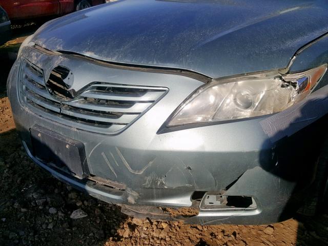 4T1BE46K17U549439 - 2007 TOYOTA CAMRY NEW BLUE photo 9