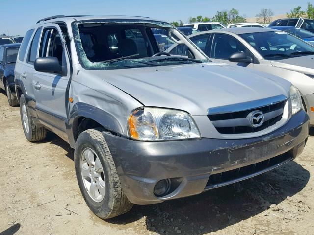 4F2YZ94174KM27024 - 2004 MAZDA TRIBUTE LX SILVER photo 1