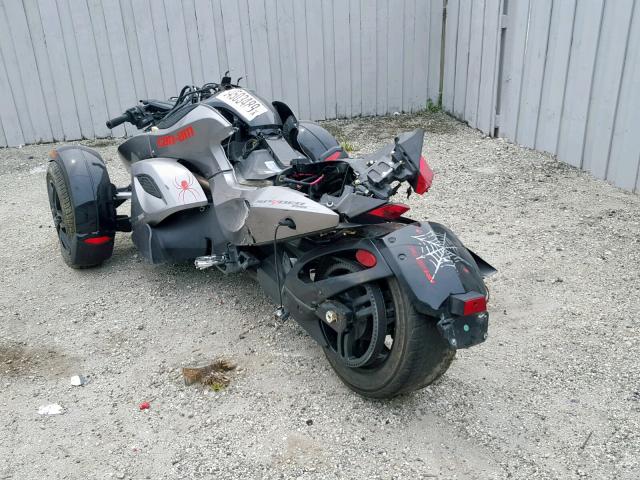 2BXJAWA1XCV000200 - 2012 CAN-AM SPYDER ROA GRAY photo 3