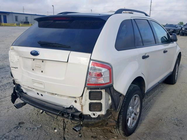 2FMDK36C69BA64999 - 2009 FORD EDGE SE WHITE photo 4