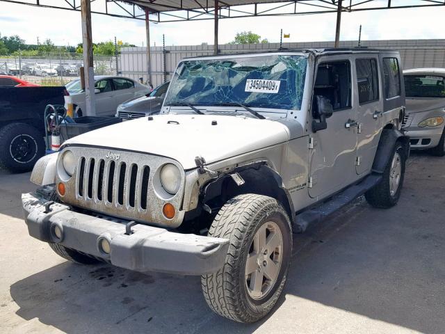 1J8GB59107L227708 - 2007 JEEP WRANGLER S SILVER photo 2