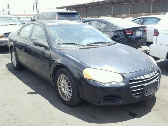 1C3EL46X94N297713 - 2004 CHRYSLER SEBRING LX BLACK photo 1