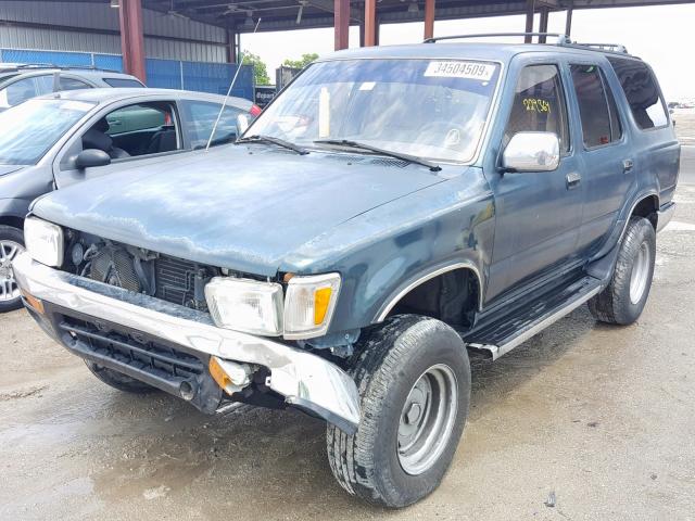 JT3VN29V4S0053602 - 1995 TOYOTA 4RUNNER VN GREEN photo 2