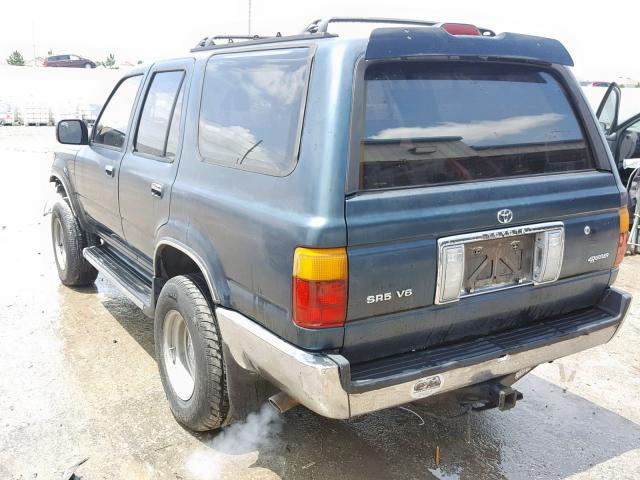 JT3VN29V4S0053602 - 1995 TOYOTA 4RUNNER VN GREEN photo 3