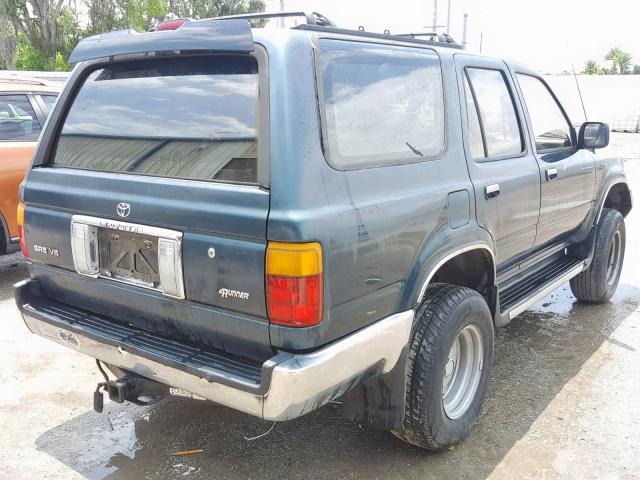 JT3VN29V4S0053602 - 1995 TOYOTA 4RUNNER VN GREEN photo 4