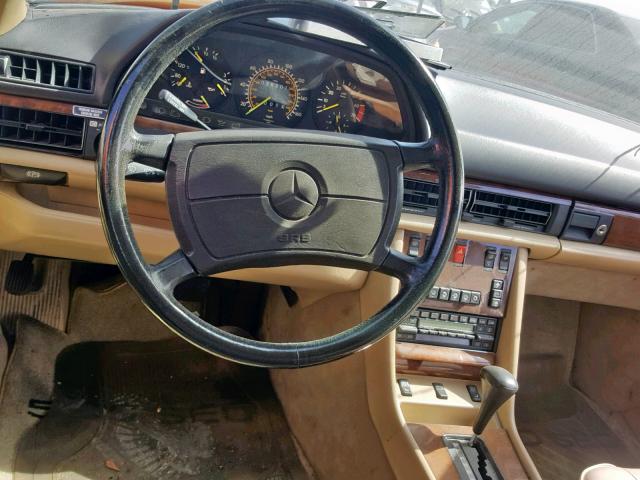 WDBCA45DXGA257165 - 1986 MERCEDES-BENZ 560 SEC GRAY photo 9