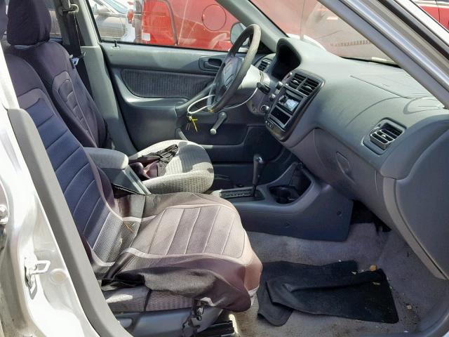2HGEJ6612XH541709 - 1999 HONDA CIVIC BASE Gümüş foto 5