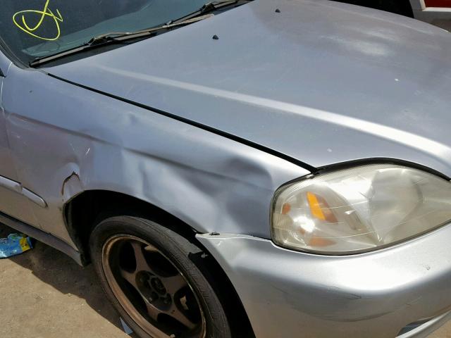 2HGEJ6612XH541709 - 1999 HONDA CIVIC BASE Gümüş foto 9