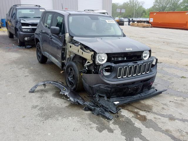ZACCJAAW6GPC58790 - 2016 JEEP RENEGADE S ნაცრისფერი ფოტო 1