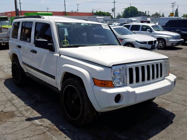 1J8HH48K46C128377 - 2006 JEEP COMMANDER WHITE photo 1