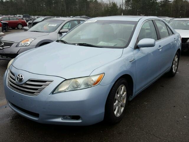 4T1BB46K39U078812 - 2009 TOYOTA CAMRY HYBR TEAL photo 2