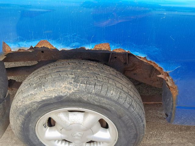 1B7GL2AX3YS717070 - 2000 DODGE DAKOTA QUA BLUE photo 9