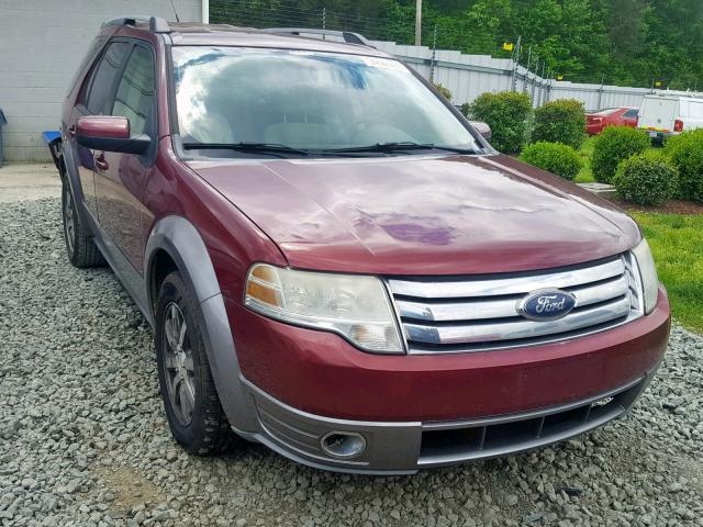 1FMDK02W88GA23215 - 2008 FORD TAURUS X S BURGUNDY photo 1