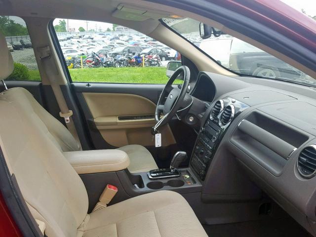 1FMDK02W88GA23215 - 2008 FORD TAURUS X S BURGUNDY photo 5