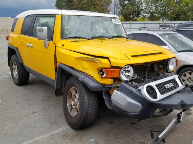 JTEBU11FX9K057258 - 2009 TOYOTA FJ CRUISER YELLOW photo 1