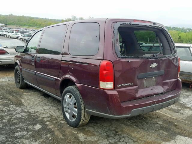 1GNDV23187D114258 - 2007 CHEVROLET UPLANDER L 栗色 照片 3
