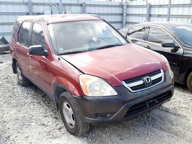 JHLRD78492C069012 - 2002 HONDA CR-V LX RED photo 1