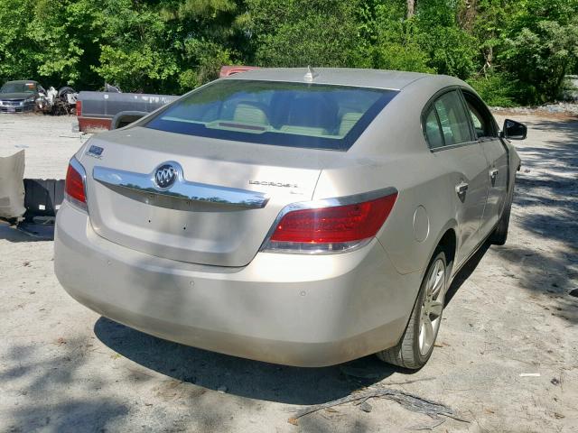 1G4GC5ED6BF129662 - 2011 BUICK LACROSSE C BEIGE photo 4