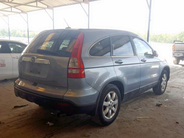 5J6RE38728L010948 - 2008 HONDA CR-V EXL BLUE photo 4