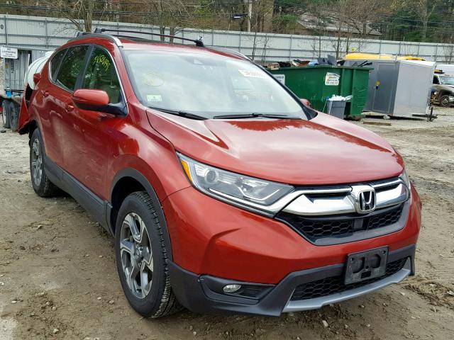 5J6RW2H81HL031998 - 2017 HONDA CR-V EXL RED photo 1