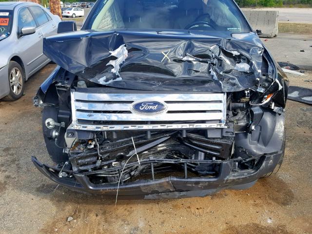 2FMDK3JC8ABB24387 - 2010 FORD EDGE SEL BLACK photo 9