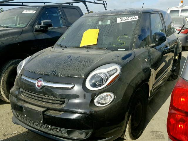 ZFBCFAAH2FZ035748 - 2015 FIAT 500L POP BLACK photo 2