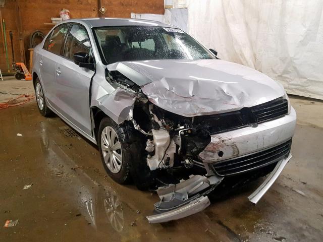 3VW1K7AJ7DM271314 - 2013 VOLKSWAGEN JETTA BASE SILVER photo 1