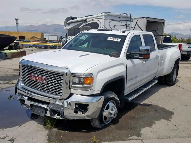 1GT42YE8XGF272121 - 2016 GMC SIERRA K35 WHITE photo 2