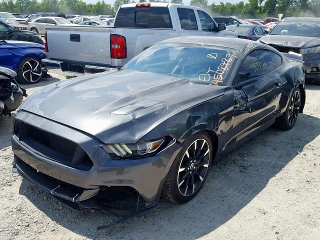 1FA6P8CF9H5239152 - 2017 FORD MUSTANG GT GRAY photo 2